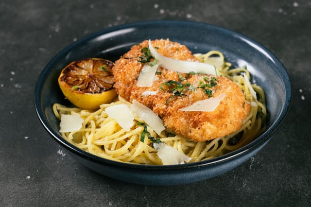 Fried Chicken Piccata.