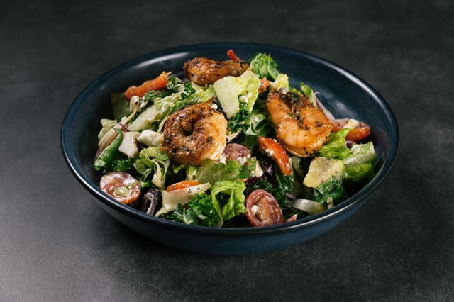 Greek Shrimp Salad.