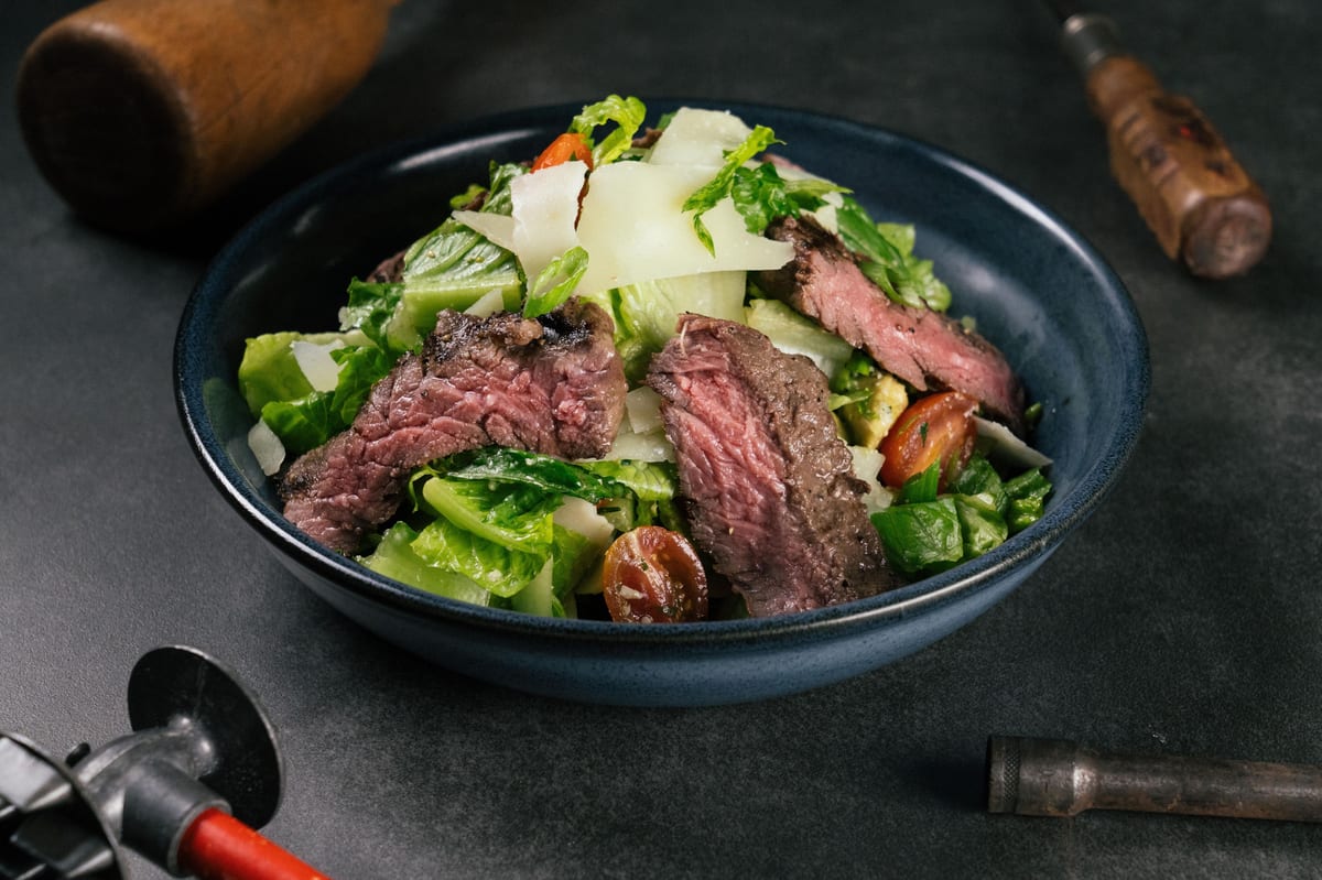 Steak Parmesan Salad