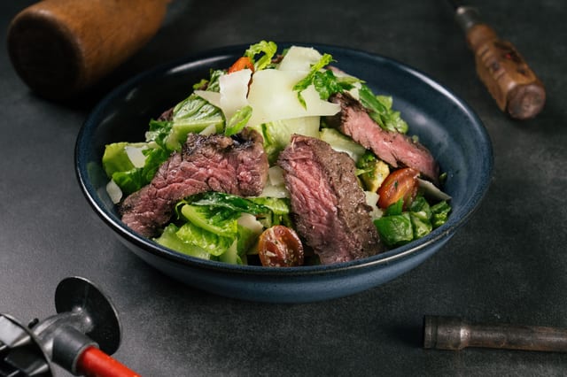 Steak Parmesan Salad.