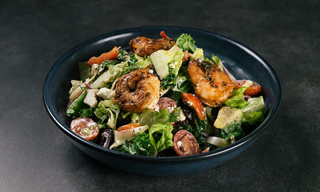 SHRIMP GREEK SALAD